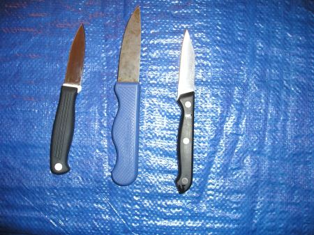 Small kitchen knives